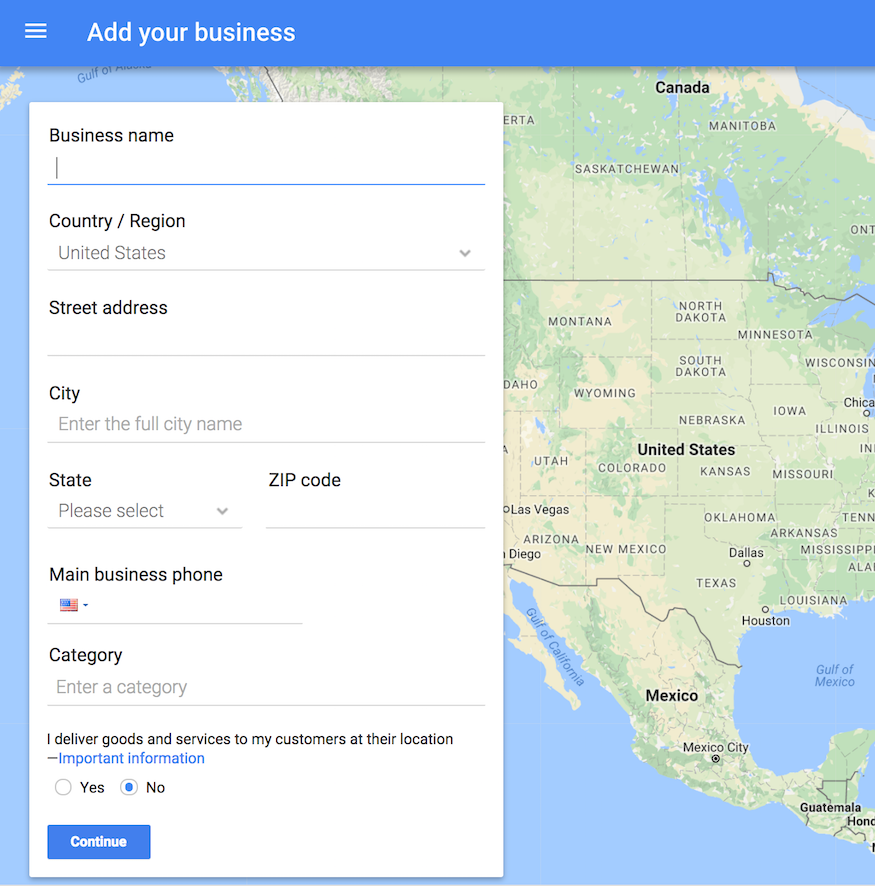how to add your business to google maps via google my business
